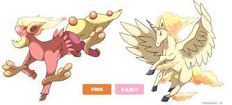 Fire Fairies Flarin And Mega Rapidash By Phatmon On Deviantart Fire Fairy Pokemon Pictures Pokemon Fan Art