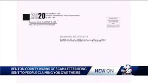 Entdecke rezepte, einrichtungsideen, stilinterpretationen und andere ideen zum ausprobieren. Benton County Warns Of Fake Irs Letter Scam Youtube