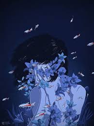 Perfect Blue Poster By Louis Picard Aesthetic Anime Blue Anime Anime Art