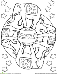 Elephant Coloring Boyama Sayfalari Mandala Cizimler