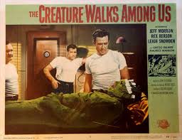 CREATURE WALKS AMONG US (1956 Creature Experiment) - Original Theatrical  Lobby Card