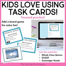 Making inferences task cards #4 include literary and informational texts with. Making Inferences Task Cards Literature Print And Digital The Teacher Next Door