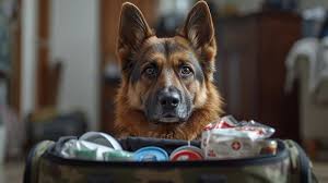 Preparasyon pou bèt kay an ijans: Fè yon sak pou chen an soti nan kay la