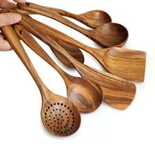 Wooden Spoons Utensil Set Kitchen Cooking Bamboo Tools Wood Spatula Hot Sale Ebay In 2020 Wooden Cooking Utensils Wooden Kitchen Utensils Wood Kitchen Tool
