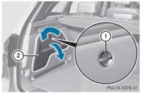 Mercedes Benz Classe B Remplacement Des Ampoules Arriere Remplacement Des Ampoules Eclairage Et Essuie Glaces Manuel Du Conducteur Mercedes Classe B