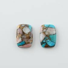 Turquoise Turquoise Gemstone Gemstone Cabochon Cushion Copper Pink Opal Xmm Pcscushion Pink Opal Copper Turqu Gemstones Turquoise Gemstone Pink Opal
