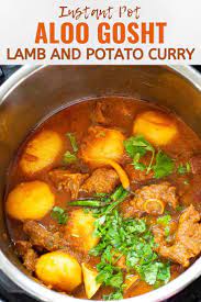 Lamb And Potato Curry Aloo Gosht Recipe Indian Dinner Recipes Lamb Curry Recipes Indian Food Recipes