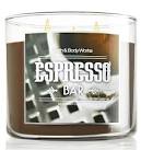 Espresso bar candle