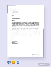 Free Job Recommendation Letter For Student Template Word Google Docs Apple Pages Outlook Letter Template Word Letter Templates Bad Customer Service