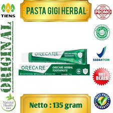Jual Pasta Gigi Herbal Tiens Pemutih Gigi Pencegah Gigi Berlubang Jakarta Pusat Natural Health Shop Tokopedia