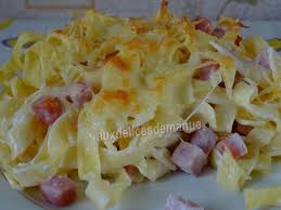 Gratin De Pates Fraiches Au Fromage Frais Creme Et Des De Jambon Gratin De Pates Pates Fraiches Recette De Plat