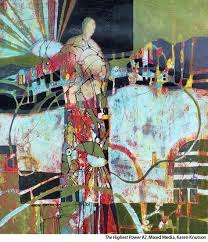 Interview With Abstract Artist Karen Knutson Abstract Artists Abstract Art Painting Contemporary Abstract Art