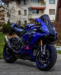 Custom Black And Blue Motorcycle Pin On Wheelz