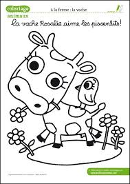 Coloriage Animaux De La Ferme A Telecharger Pdf La Vache Coloriage Animaux De La Ferme Coloriage Animaux Animaux De La Ferme