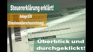 Für jeden betrieb ist eine separate einnahmenüberschussrechnung zu übermitteln/abzugeben. Steuererklarung 2017 Anlage Eur Die Einnnahmenuberschussrechnung Youtube