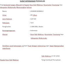 Ketika anda bekerja dalam suatu perusahaan atau sehingga jika anda adalah bukan asli orang dari daerah tersebut dan anda ingin menetap didaerah surat keterangan domisili ini juga bisa digunakan untuk membuktikan bahwa seseorang memang. 9 Contoh Surat Keterangan Penghasilan Untuk Berbagai Keperluan Lain