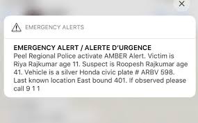 You may think you are unable to assist but abductors can travel far and fast. Ontario Police Field Complaints Over Amber Alert For Missing Girl 11 Found Dead Cowichan Valley Citizen