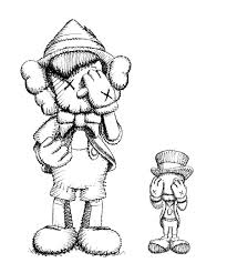 Printable coloring pages for kids of all ages. 30 Trends Ideas Kaws Drawing Face Barnes Family