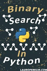 Python Algorithms Binary Search In Python 3 Algorithm Python Computer Coding