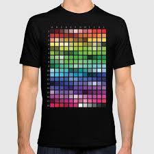 color chart t shirt by patternrecognitionbyannembray