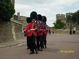 Young Soldiers In Their Bearskin Hats At Windsor Castle Royal Castles Windsor Castle British Royal Family