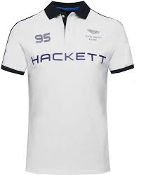 Hackett Printed Men Polo Neck White T Shirt Buy Hackett