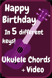 G d happy birthday to you d g happy birthday to you g d c happy birthday to dear name c g d g happy birthday to you. Happy Birthday In Five Keys Ukulele Chart Notes And Embellishments