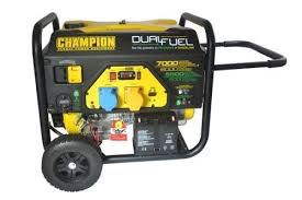 Some of those things include house lights, an air conditioner as well as a refrigerator. Champion Cpg7500e2 Df 7000 Watt Dual Fuel Generator With Electric Start Sail And Trail