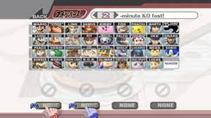 While the original 21 playable characters are unlocked the first time that you start ssbb . Super Smash Bros Brawl Smashwiki The Super Smash Bros Wiki
