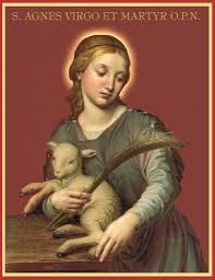 Image result for image of saint Agnes