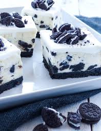 Oreo Cheesecake Bars Oreo Keks Kasekuchen Schnitten Oreo Torte Ohne Backen Oreo Kuchen Und Torten Rezepte