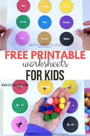Please check the following links and download high quality printable pdf files. Free Printable Toddler Worksheets Active Littles