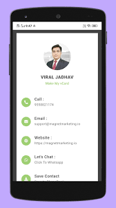 Create a business card as a professional business card designer and just print it. Digital Business Card Maker App By Make My Vcard For Android Apk Download