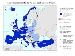 Aprs 1945, la core est divise en deux : Carte De L Expansion De L Otan Post Guerre Froide