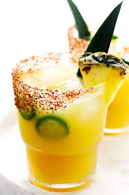 Spicy Pineapple Margaritas - Gimme Some Oven