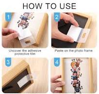 10 Pack Adhesive Picture Hangers, Mabor Plastic Picture ...