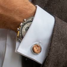 Omega Steel Automatic Watch Cufflinks Ifl Watches