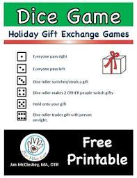In this fun gift exchange game, you wrap up a gift with multiple layers of wrapping paper and include a line of a poem on each layer of wrapping paper. Holiday Gift Exchange Game By The Fine Motor Store Tpt