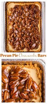 Easy Pecan Pie Cheesecake Bars Baker By Nature Recipe Pecan Pie Cheesecake Bars Pecan Pie Easy Dessert Recipes Easy