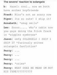 Oh Percy Solangelo Percy Jackson Fandom Alexander Hamilton Musical