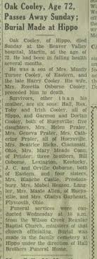 Oakley “Oak” Cooley (1894-1966)