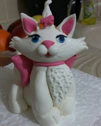 Seker Hamurundan Kedi Figuru Fondant Cake Topper Kedi Fondant
