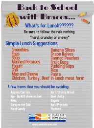 Back To School With Braces What S For Lunch Backtoschoolwithbraces Londonontarioorthodontist Braces Food Braces Tips Teeth Braces