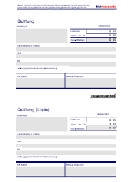 Wort „quittung, betrag (betrag in worten zählt, wenn ein unterschied zwischen ziffern und. Quittungsvordruck Mit Kopie