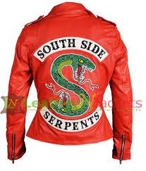 Https Www Amazon Com Jacket Makers Riverdale Southside Serpents Dp B07gdnglqn Ref Sr 1 1 M Red Leather Jackets Women Red Leather Jacket Leather Jackets Women