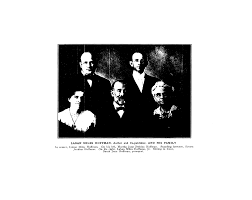 In c<'nt<'r, J,ahan :Miles HofTman. On his left, Martha Jane Jenkins  Hoffman. Standing between, Ernest