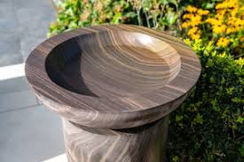 The bird bath comes complete with a. Acorn Shark Sandstone Birdbath By Foras Notonthehighstreet Com