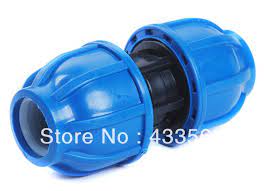 Quality Pp Compression Coupler Fittings With Round Cap Size Dn20 For Water Pipeline Application In Ear Headphones Water Pipeline Fittings