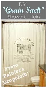 Vintage hardware, hooks and pulls; Diy Crafts Ideas Painter S Dropcloth Becomes Diy Grain Sack Shower Curtain At The Cozy Old Diypick Com Your Daily Source Of Diy Ideas Craft Projects And Life Hacks