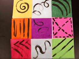 Book Inspired Lesson Line Art Lesson Elements Of Art Elementary Art Projects